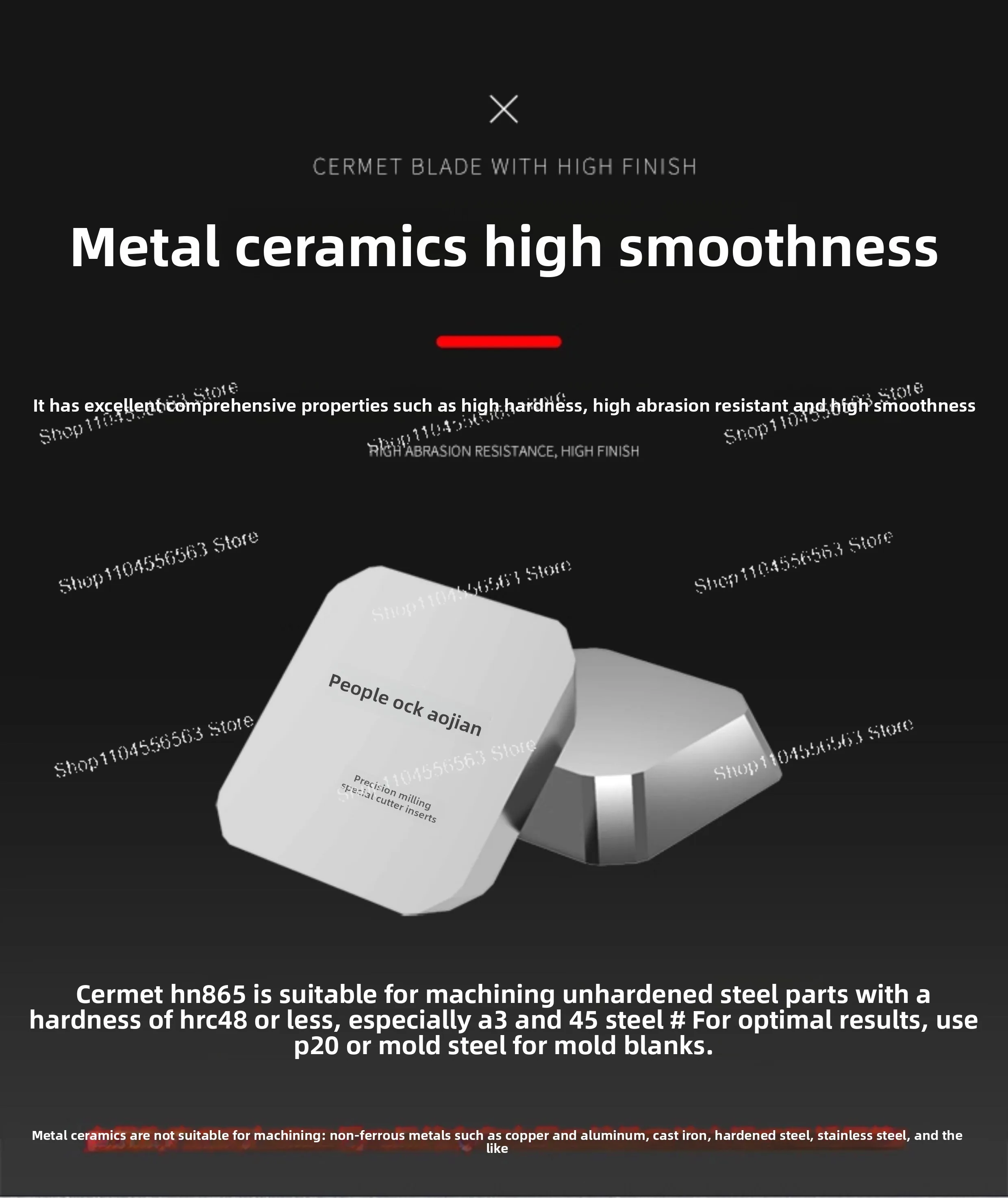 Aojian chamfering machine special blade C angle R angle knife particle compound Aojian desktop chamfering machine