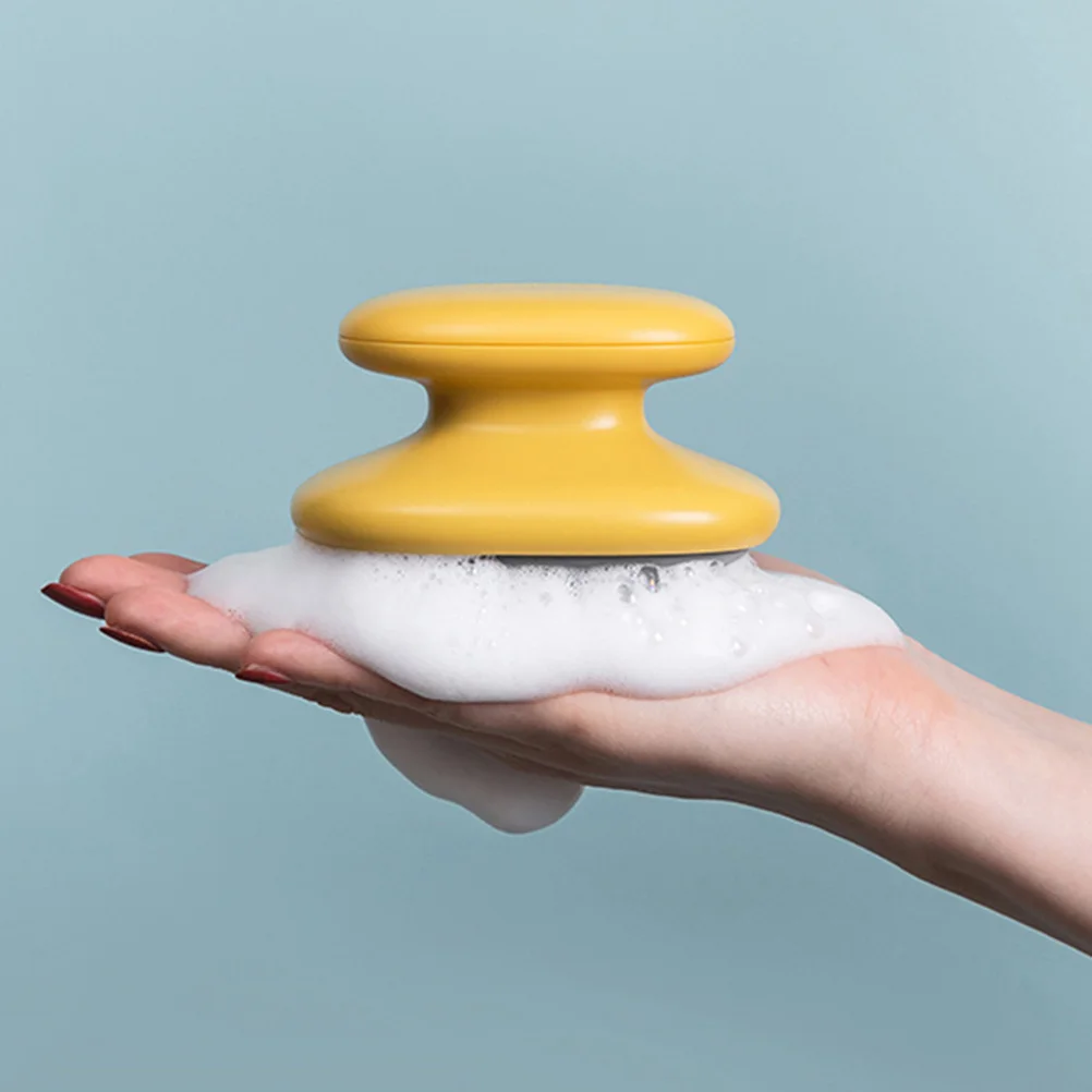 

Shampoo Hair Tool Multifunctional Scalp Massager Durable Long Lasting Use for Home and Travel Yellow Hair Massage Comb