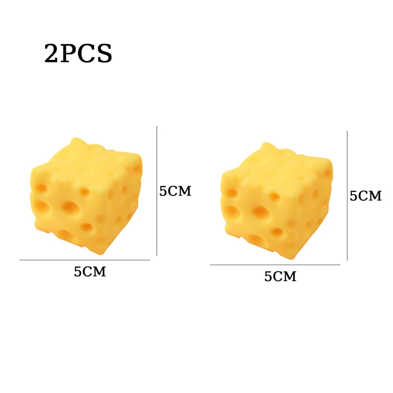 5/7/11CM Käse-Quetschspielzeug Extra Große Größe Käse-Riesen-Squishy Fidget-Spielzeug Langsam Rückfedernd Formbarer Entspannungsball Geschenke für Erwachsene