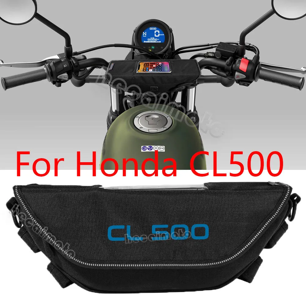 For Honda CL500 CL 500 Motorcycle accessory Waterproof And Dustproof Handlebar Storage Bag navigation bag