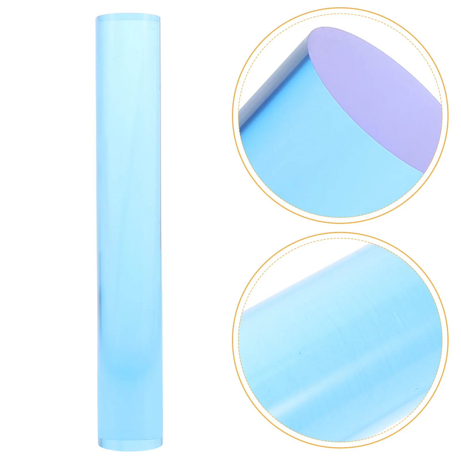 

Crystal Clear Pong Racket Roller Easy to Use Lightweight Portable Ideal for Pressing Flattening Rubber Sheets Glue