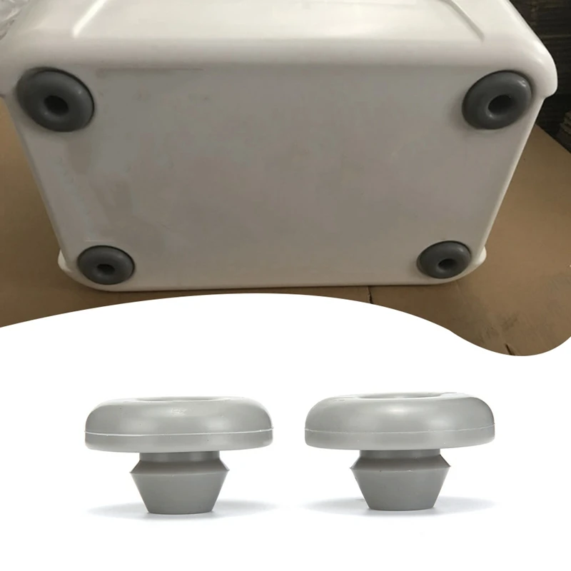 FULL-4 قطع أقدام تبريد بديلة للرف، أقدام مطاطية غير قابلة للانزلاق لمبردات RTIC 20Qt