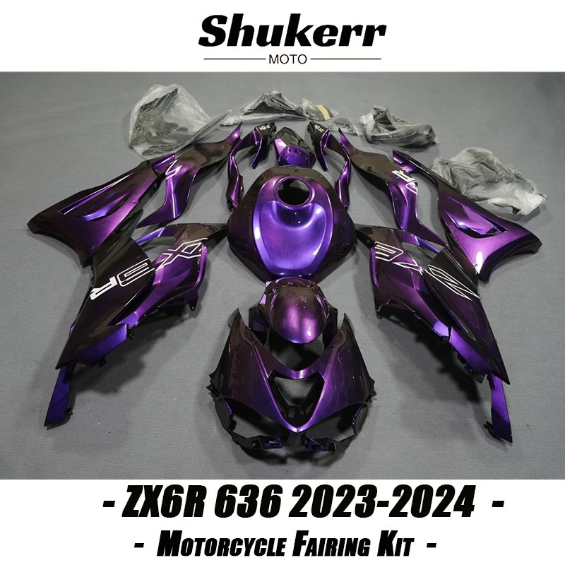 Fit for Kawasaki Ninja Zx6R Zx-6R 636 2024 New Abs Motorcycle Plastics Fairing Kit Injection Mold Bodywork Panel Kit