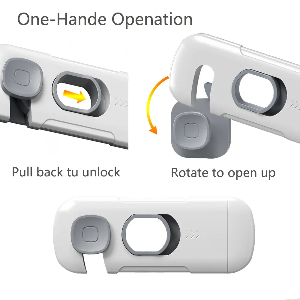 

Child Safety Lock Buckle Baby Hand Opposite Door Cabinet Closing Baby Protection Refrigerator Drawer Anti-Pinch Hand Door Locks