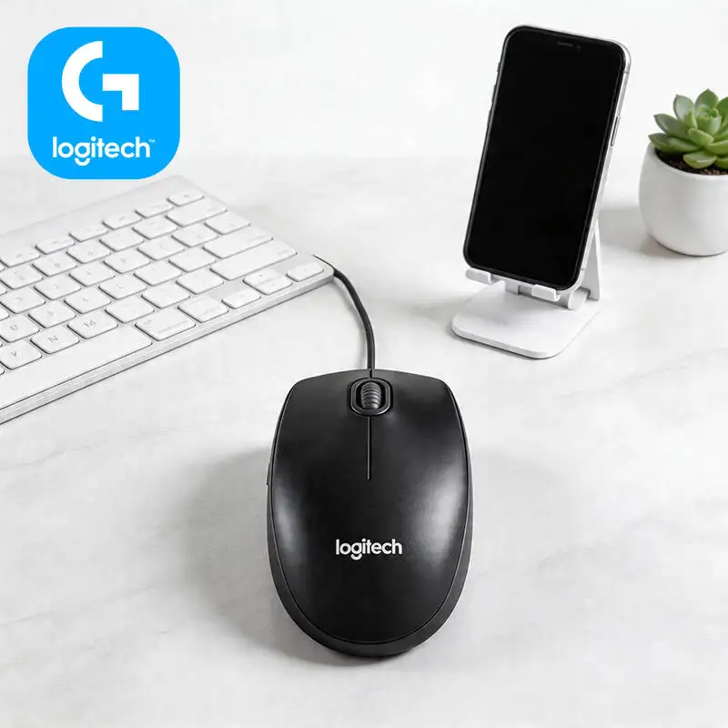 

Проводная оптическая мышь Logitech M100R USB, 1000 DPI, для левой и правой руки, высокоточная, для ПК, Mac, настольных компьютеров, ноутбуков, офиса