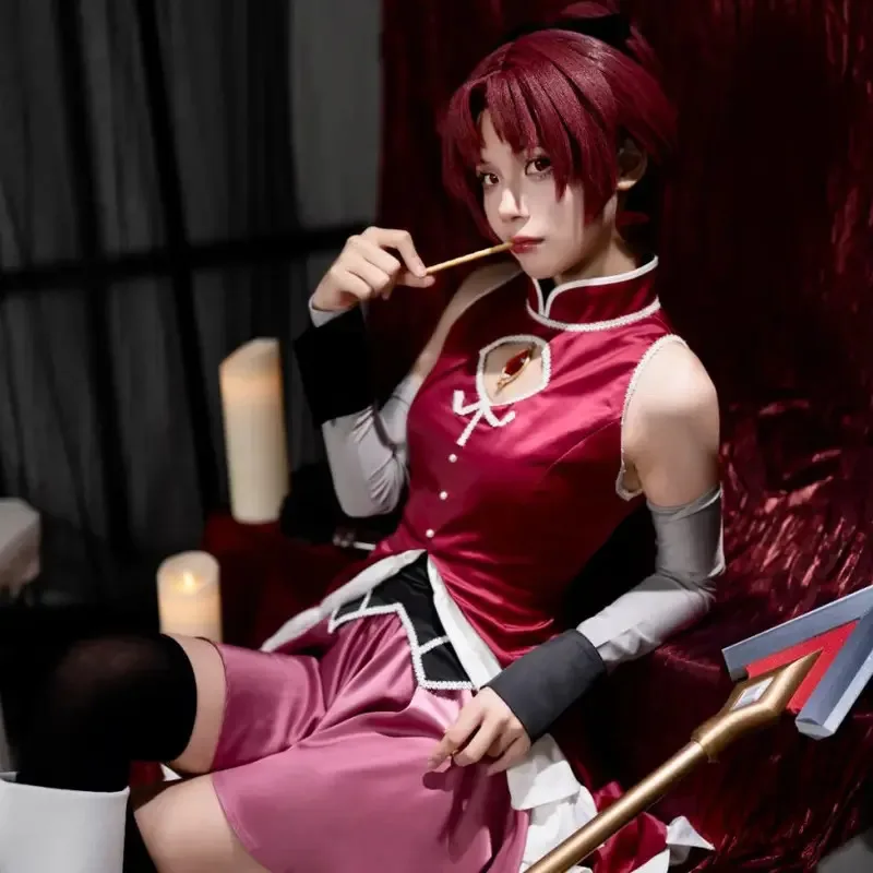 

DY2025Sakura Kyouko Cosplay Costume Puella Magi Madoka Magica Cosplay Performance Costume Helloween Christmas Anime Animation Su