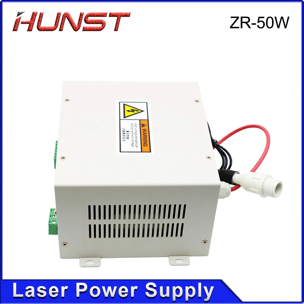 Лазерный источник питания HUNST ZR 50 Вт для станок для гравировки и резки стеклянных трубок Co2 мощностью 40 Вт и 50 Вт. Гарантия 2 года.