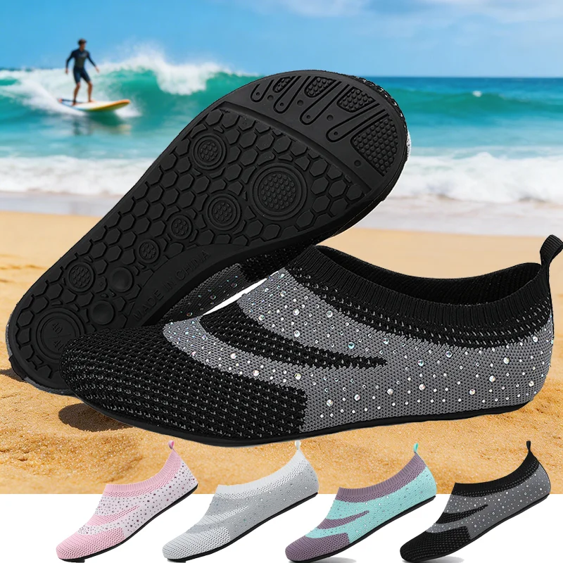 Diving Shoes Women Aqua Shoes Men Beach Swimming Water Sport Socks Barefoot Sneaker Fitness Dance Swim Surfing Snorkeling Shoe