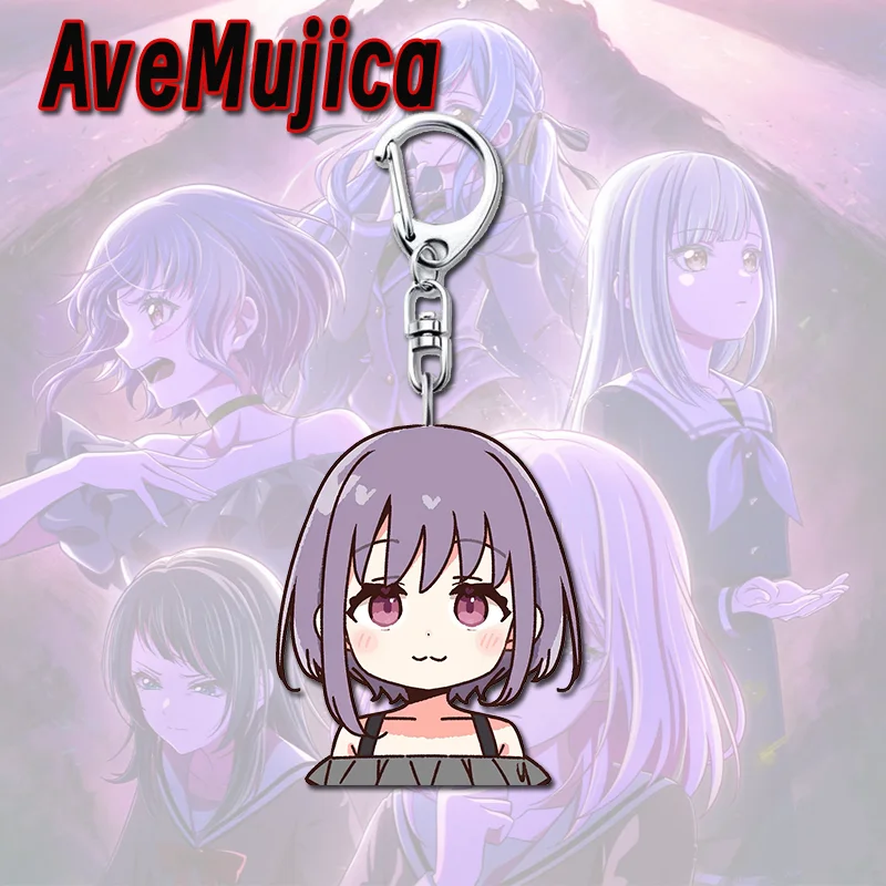5шт аниме BanG Dream! Брелок с героями мультфильмов Тогава Сакико Вакба Муцуми, акриловый кулон, брелок для ключей, ювелирные изделия, украшения для рюкзака, подарки