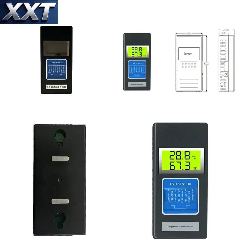XXT Ethernet temperature and humidity sensor for server rack magnetic installed temperature and humidity data logger gauge
