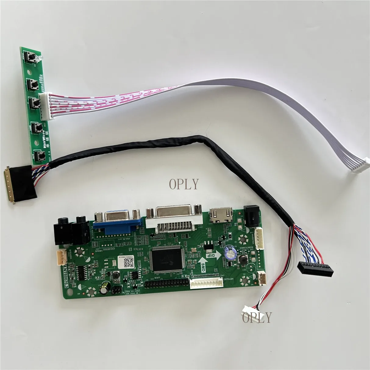 

For HSD100IFW1 HSD100IFW1-A00/A02 HSD100IFW1-A04/A05 10.1" 1024X600 HDMI-compatible DVI VGA LVDS controller board LCD screen DIY