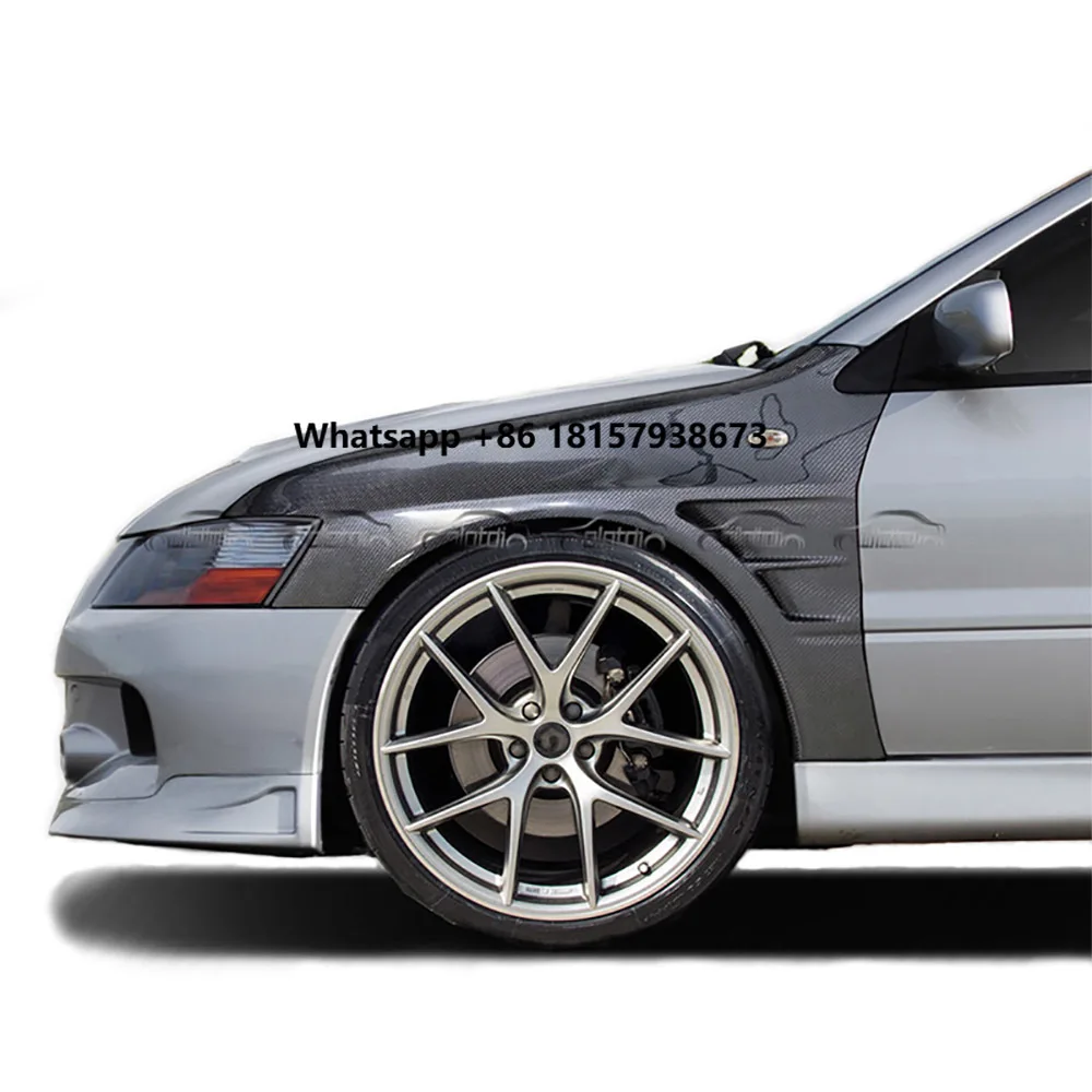 

HC Style Carbon Fiber Fender Car Body for Mitsubishi Lancer Evolution EVO 8 OLOTDI