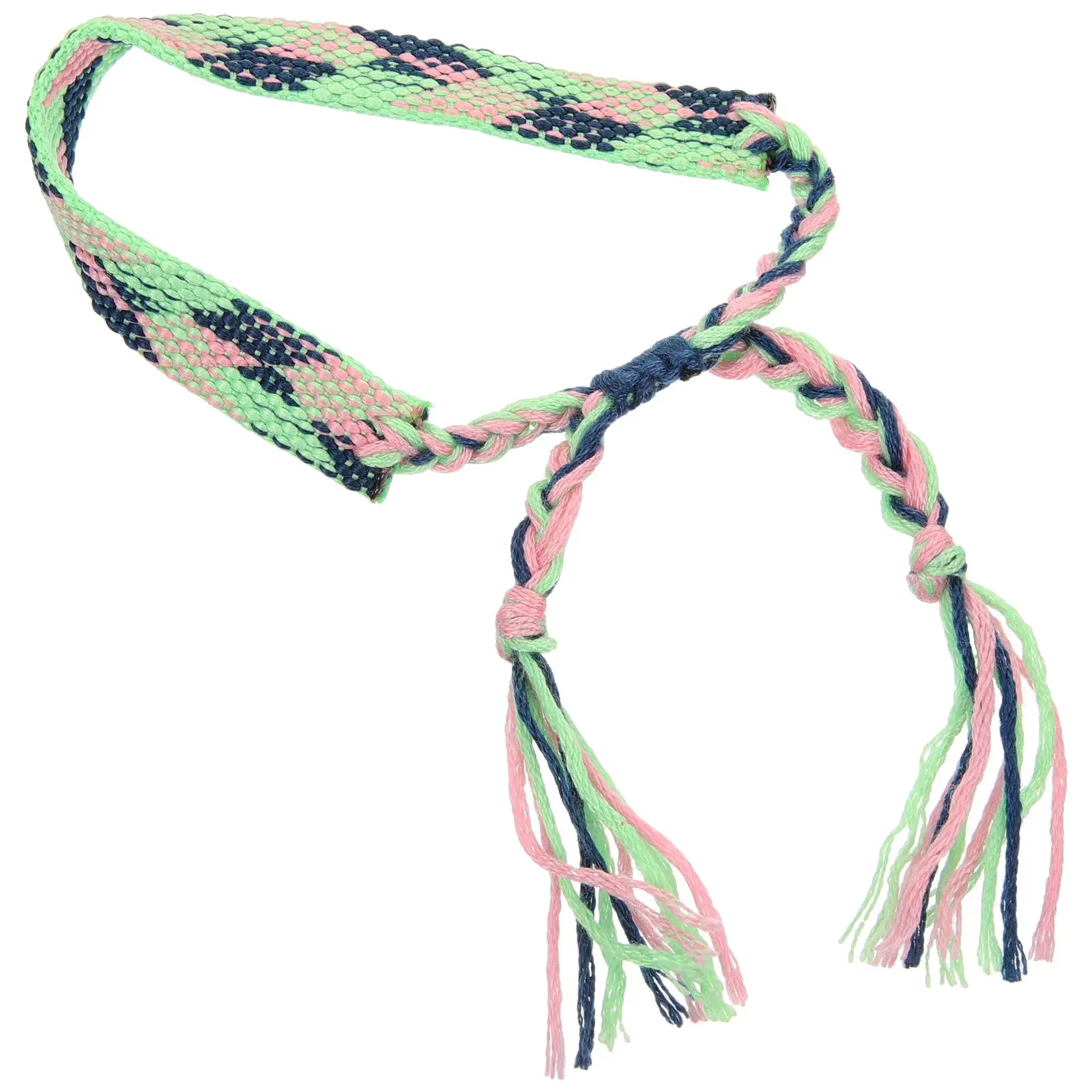 

Bohemian Ethnic H woven Friendship Delicate Bracelet Kids Woven Adjustable Size Rope Bracelet Portable Wristwear