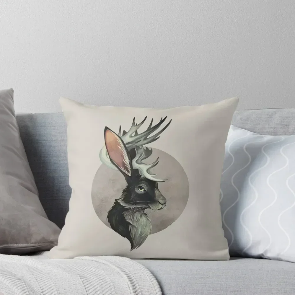 

Jackalope Throw Pillow Cushion Cover For Sofa luxury throw pillow covers Decorative Pillow Covers For Sofa