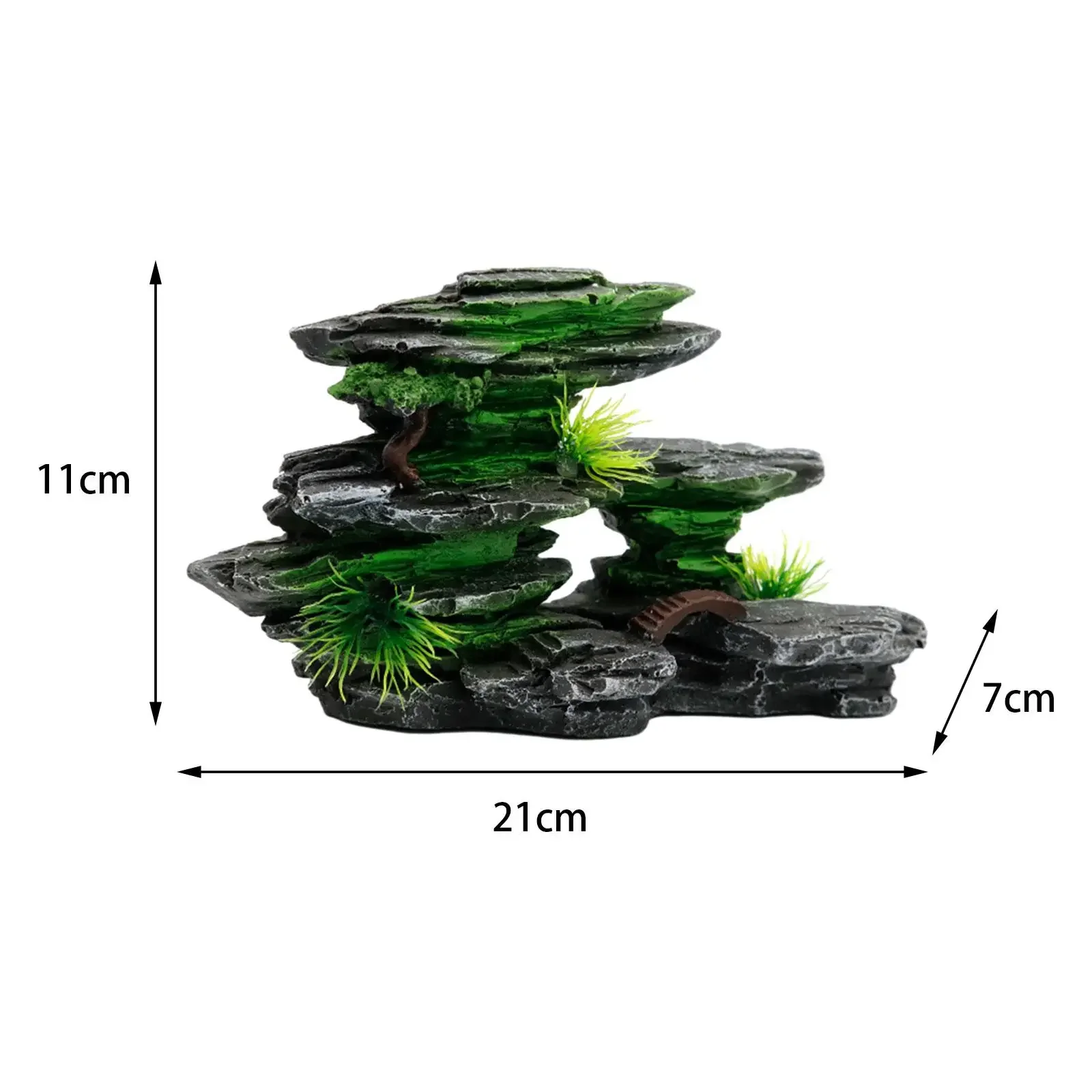 Aquarium Decoration Rockery Figurine Rock Hiding Cave Decorative Landscaping