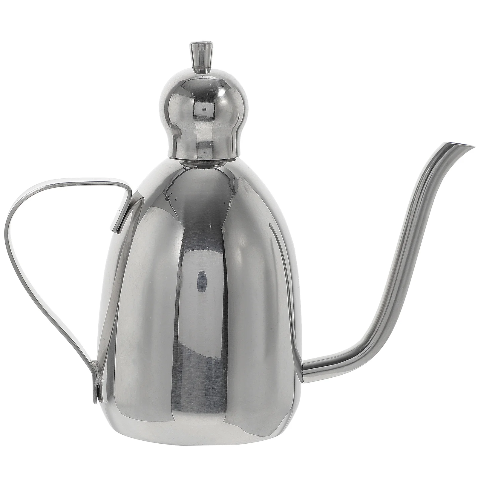 

1Pcs Stainless Steel Oil Container Leakproof Kitchen Oil Pot Practical Household Canister Kitchen Supplies