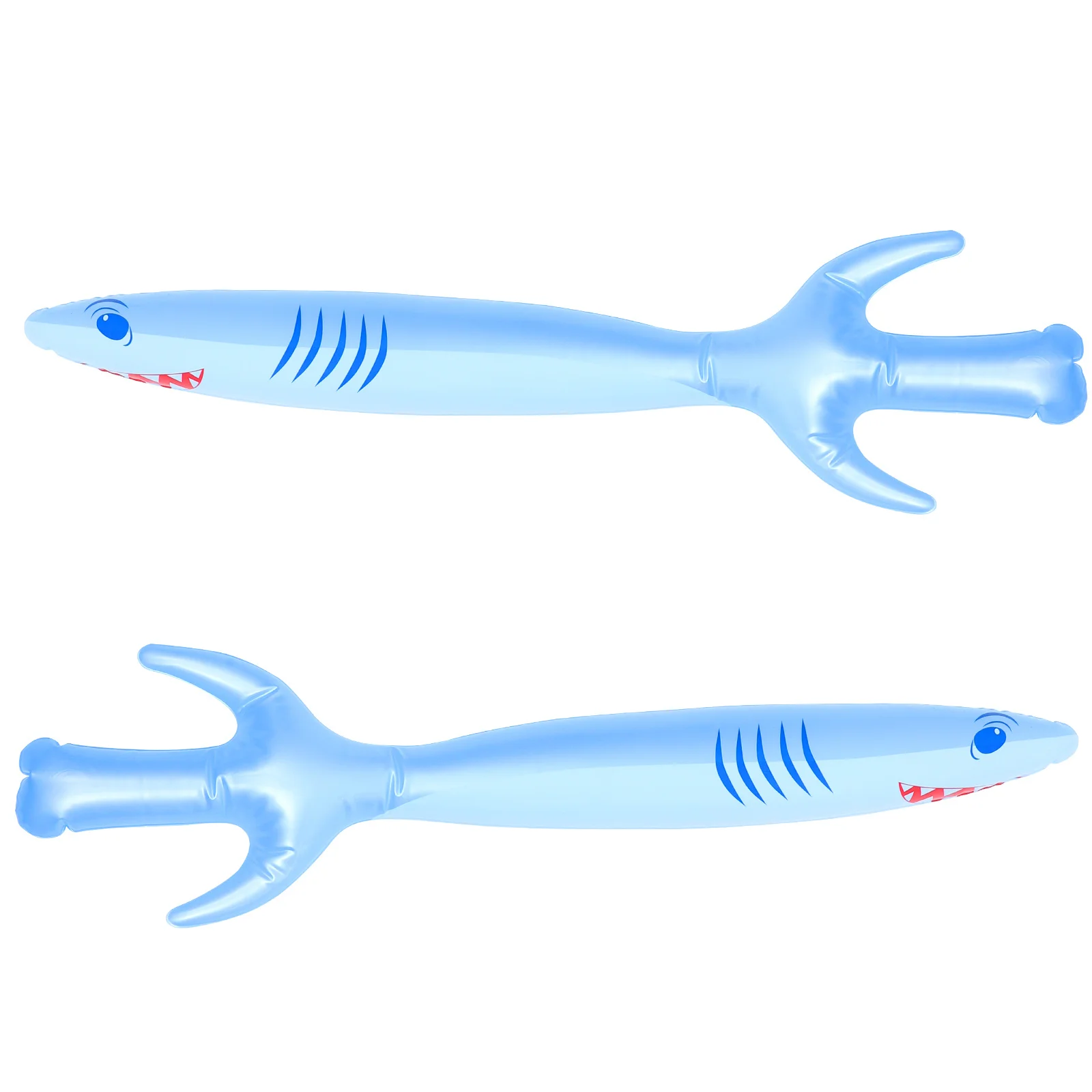 2pcs Inflatable Pirate Swords Cartoon Shark Shaped For Kids Halloween Party Decoration Pirate Cosplay Props Inflated Sword Theme