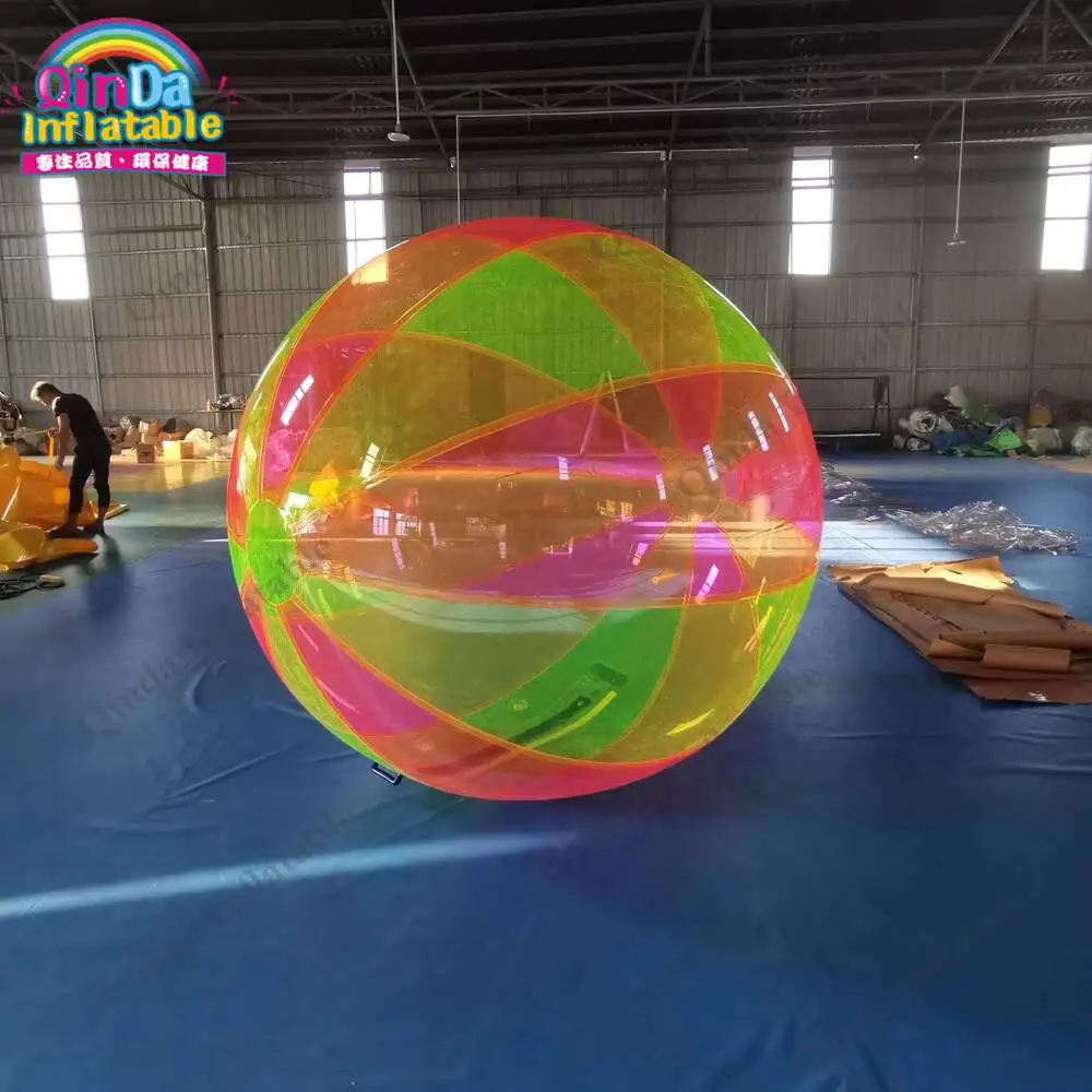 Free Air Pump Water Pool Toys Inflatable Floating Water Ball,Wear-Resistant Inflatable Water Walking Ball With Zipper