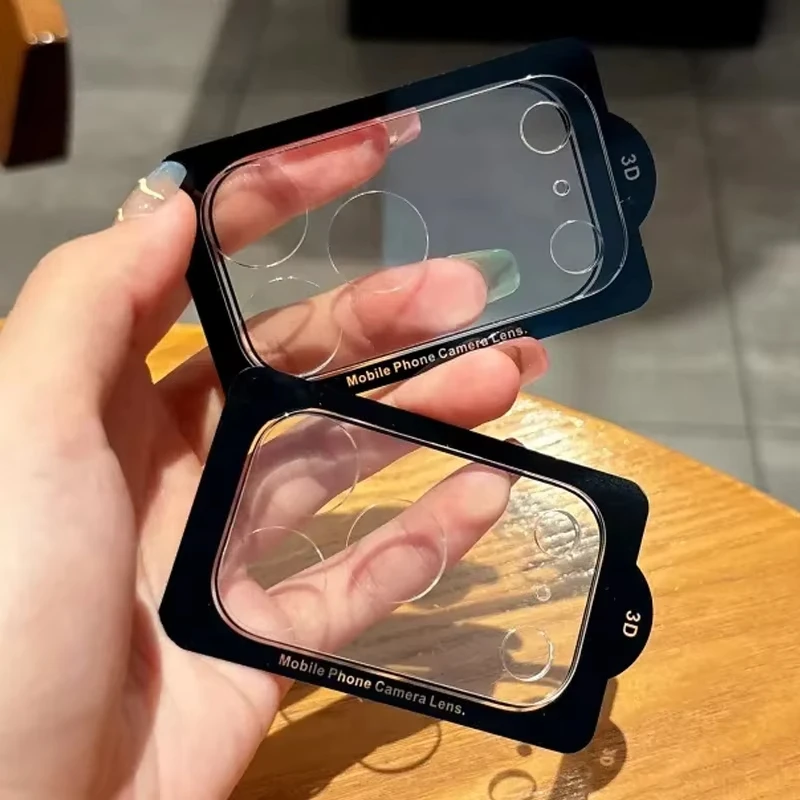 

3Pcs Tempered Glass Camera Protector For iPhone 17 Pro Max 16 15 11 14 13 Pro Max Air Plus 12 Mini HD Clear Rear Lens Cover Film
