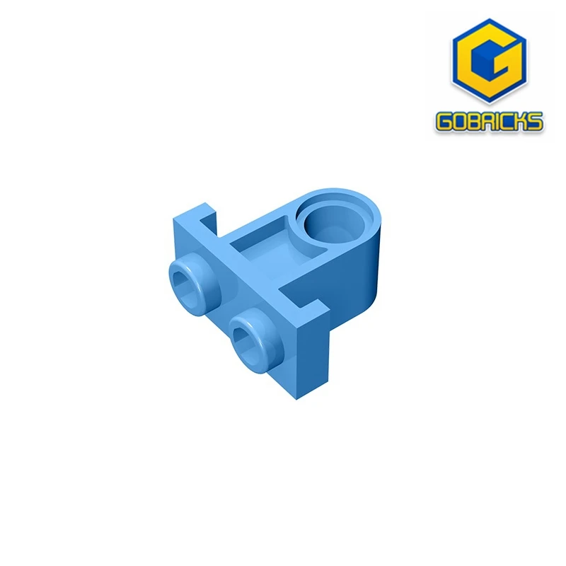 Gobricks GDS-938 technique, broche connecteur plaque avec un trou compatible avec lego 32529 bricolage dos blocs de construction Module