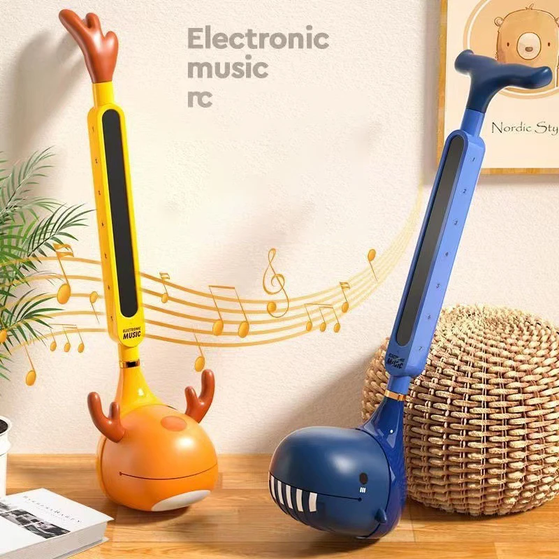 Przenośny elektroniczny Instrument muzyczny Otamatone syntezator dziecięcy tomaton elektryczny kijanka Kawaii Kid Kalimba Piano zabawka