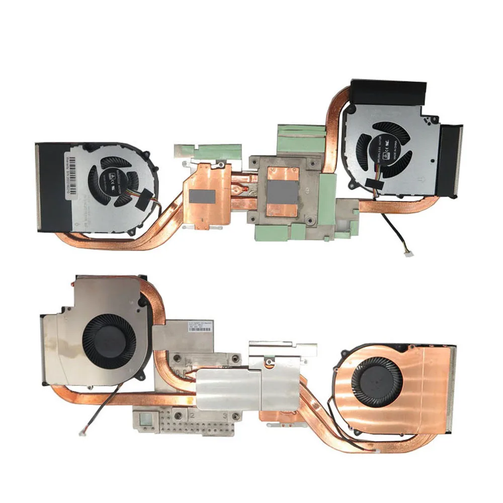 

6-31-N5HP2-100 FMQ8 FLHF DFS5M325063B1N-FMQ8 DFS5K221153711-FLHF For CLEVO NH50HP NH57HP 4PIN DC5V Laptop CPU GPU Fan&Heatsink