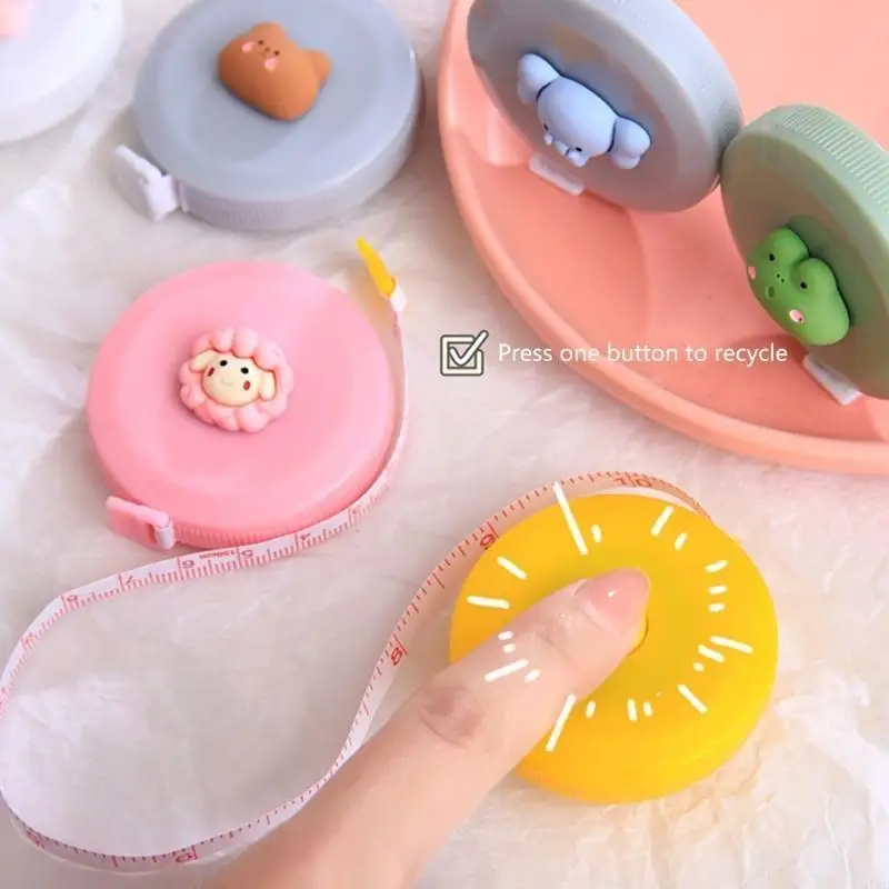 Băng băng hoạt hình mini 37me có thể thu vào được 60 inch/1,5 mét Băng mềm dễ thương cho phép may quần áo thủ công mềm