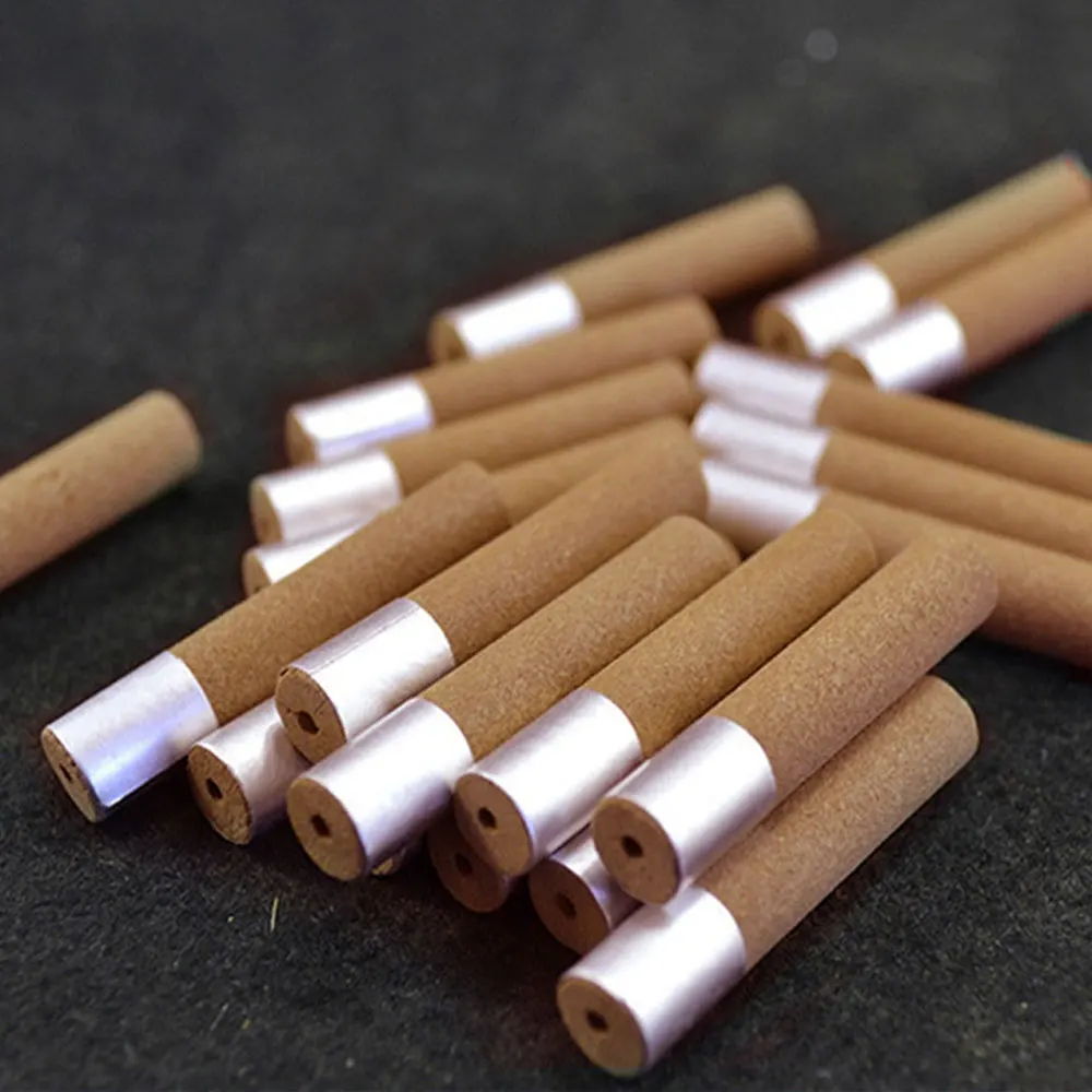 100Pcs Self-Adhesive Portable Moxa Tube for Warm Massage Moxibustion Health Care Non-Burns Prone