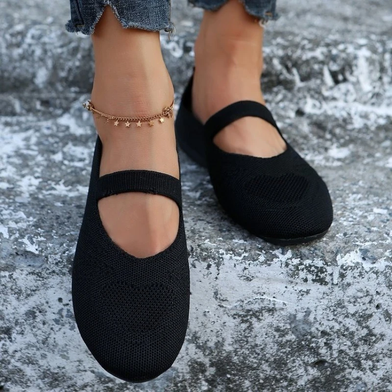 Mesh Flats Loafer Women Shoes Shallow Casual Cozy Soft Boats Shoes New Trend 2024 Walking Dress Summer Designer Female