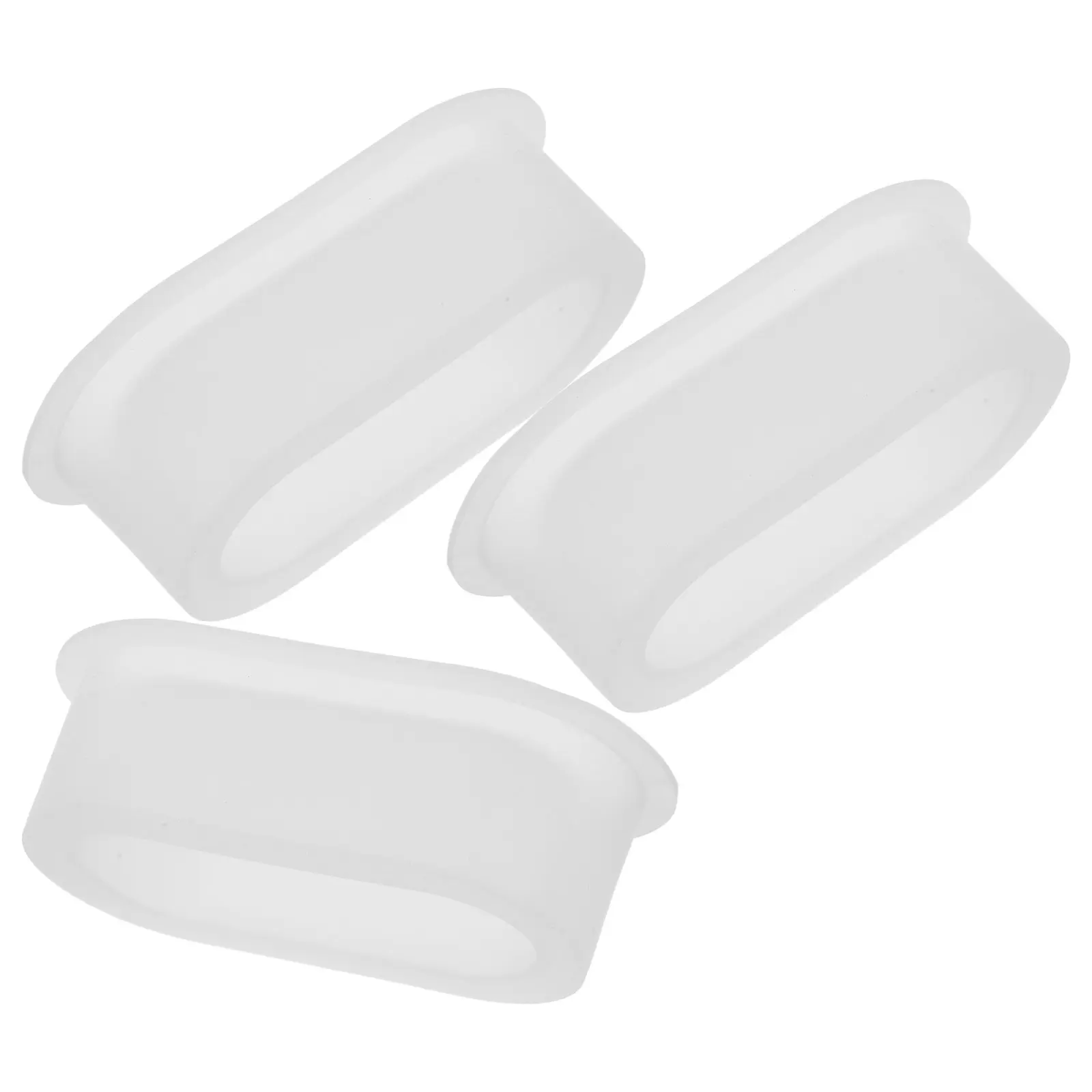 3Pcs Silicone Planter Mold Oval Flower Pot Molds for Resin Crafts Succulent Planter Mould Easy Release DIY Craft Supply