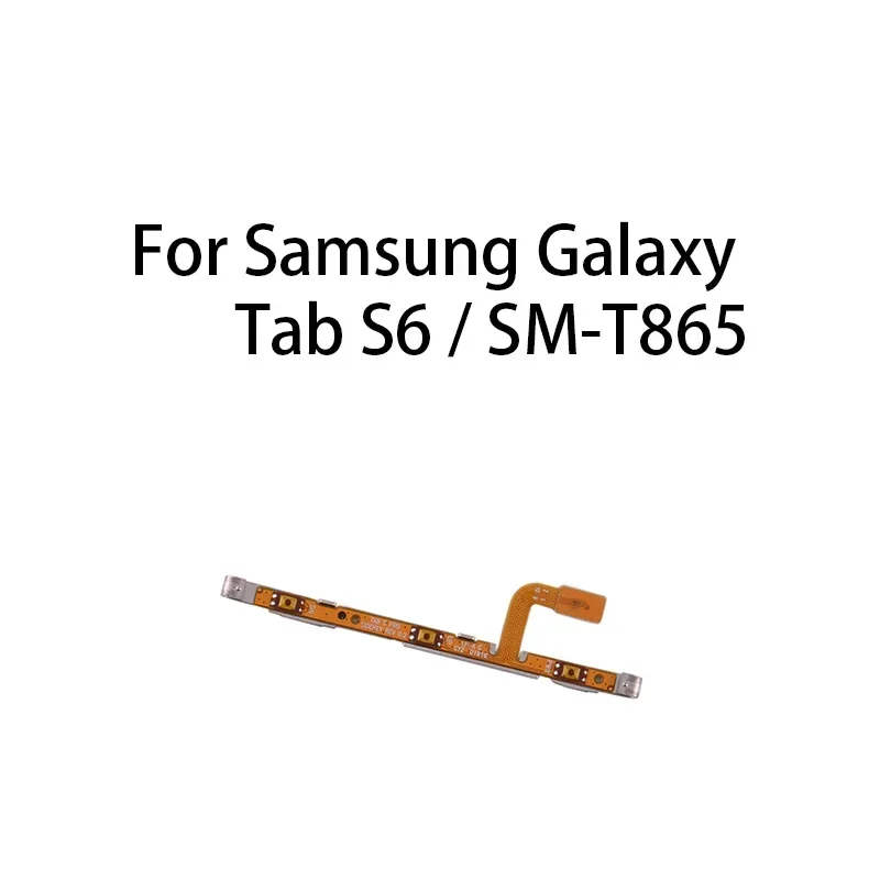 Power ON OFF Mute Switch Control Key Volume Button Flex Cable For Samsung Galaxy Tab S6 / SM-T865