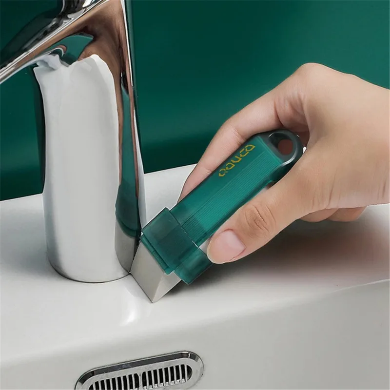 1PC Resuable Stain Remover Rubber Eraser Kitchen Faucet Eraser Bathroom Glass Stain Rust Remover Cleaning Supplies