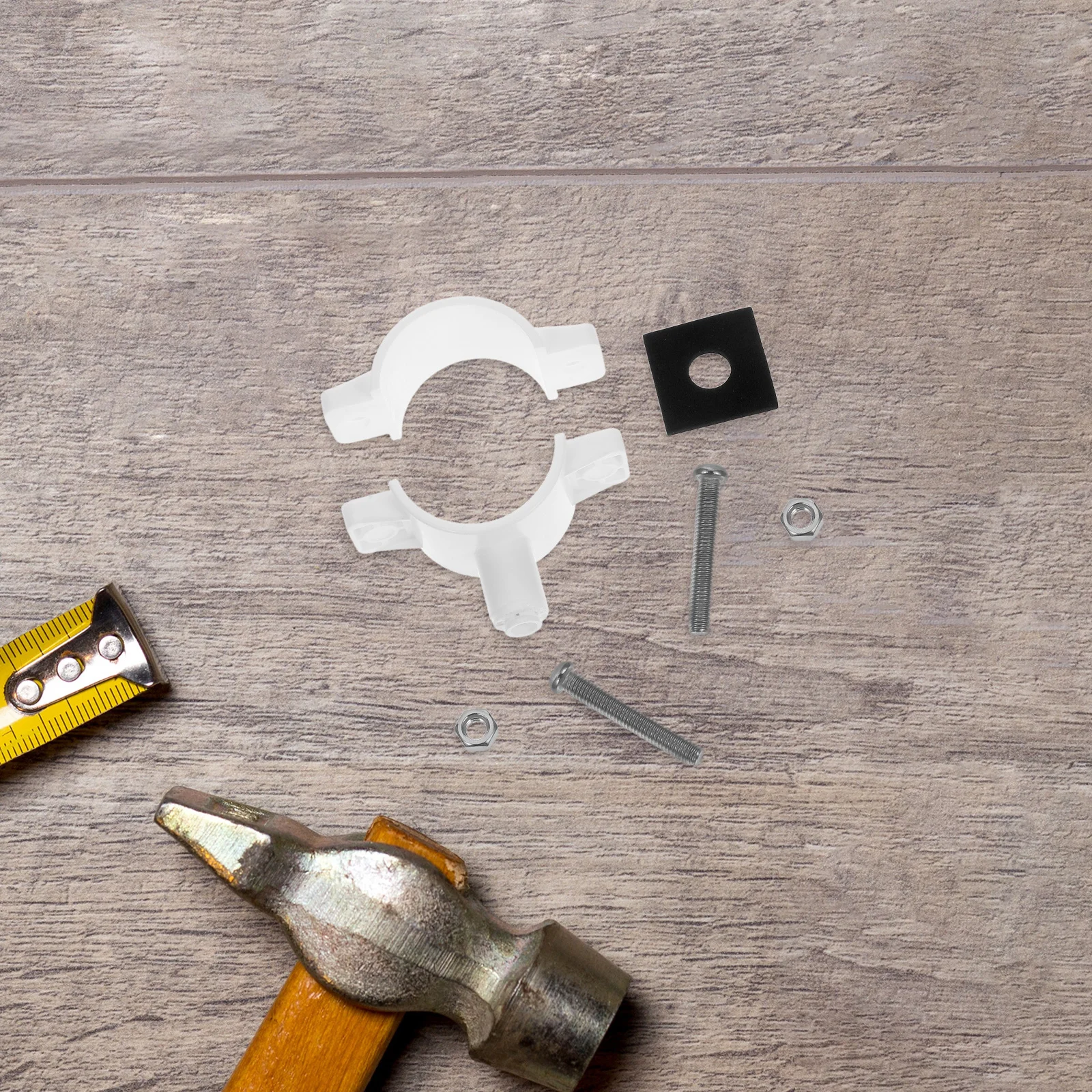 1Set Plastic Afvalpijp Holding Klem Veilige Fix voor Aanrecht Drainage Waterzuiveraar Omgekeerde Osmose Systeem Pijp houder