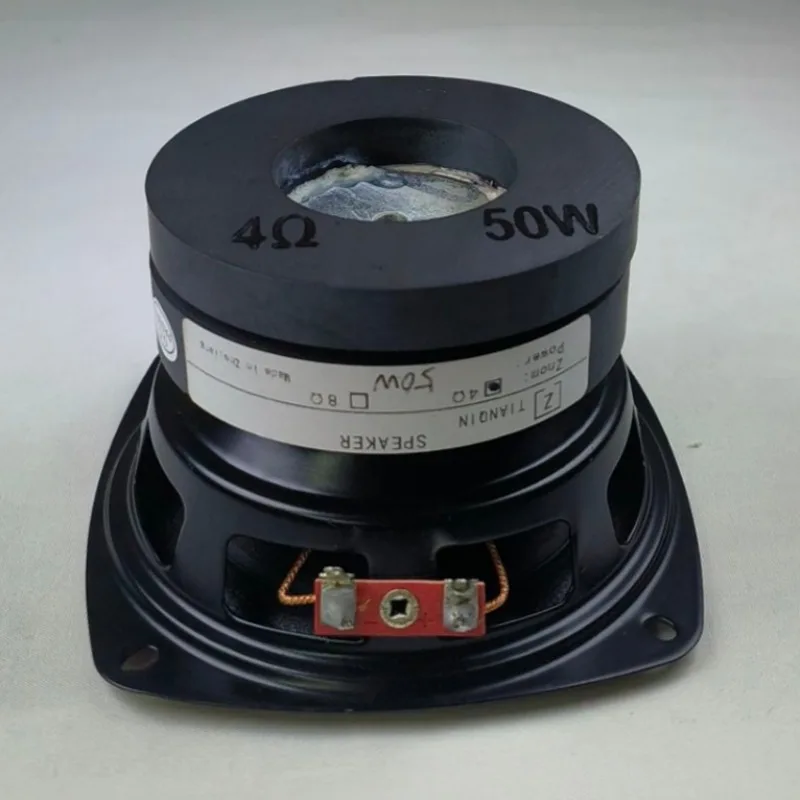 SOTAMIA 1 قطعة 4 بوصة مضخم الصوت مكبر صوت 4 8 أوم 50 واط سوبر باس طويل السكتة الدماغية مكبر هاي فاي الصوت الموسيقى الطاقة مكبر الصوت