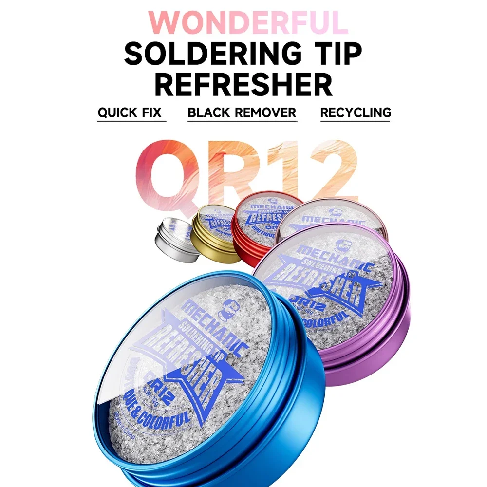 Mechanic QR12 Soldering Tip Refresher Non-stick Tin Solder Cream Clean Paste Oxide Solder Iron Tip Refresh Tip Tinner Activator