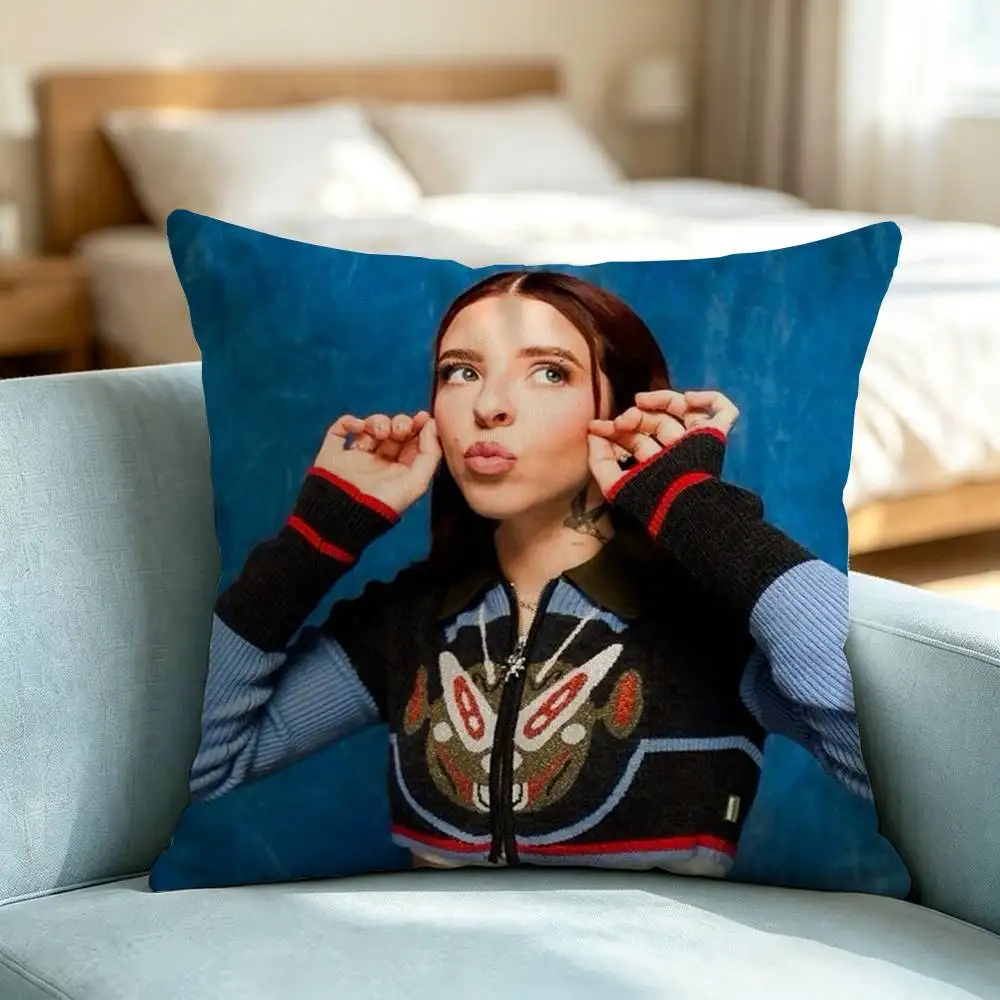 Young Miko R-Reggaeton  Square Double-Sided printed Pillow Case Bedroom Bedside Pillow Sofa Cushion Cover Gift