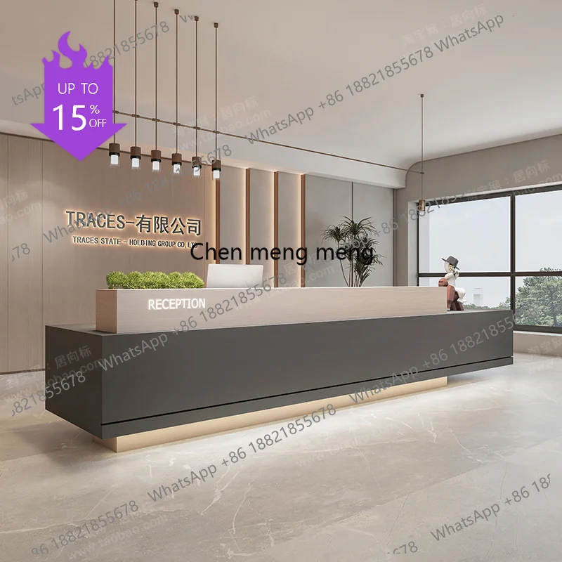 

Office Coffee Reception Desks Service Modern Counter Commericial Reception Desks Design Industrial Mostrador De Tienda Furniture