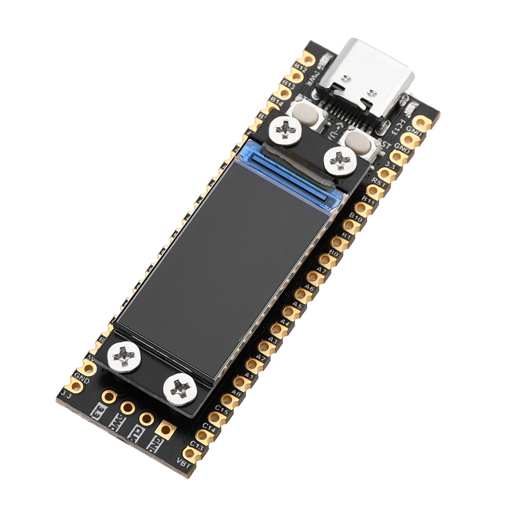 Минимальная системная плата STM32F103C6T6 STM32F103C8T6, макетная плата с микроконтроллером и ядром C6T6, ЖК-экран 0,96 дюйма