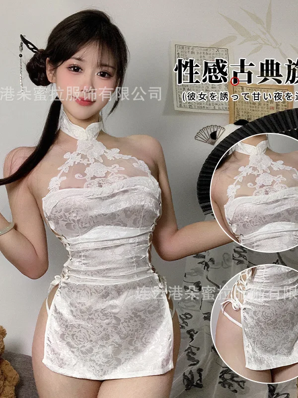 女性のための透明な中空のハンギングネックドレス,女性のためのセクシーでエレガントなドレス,ファッショナブルでエレガント,新しいトップス,ml8r,2023