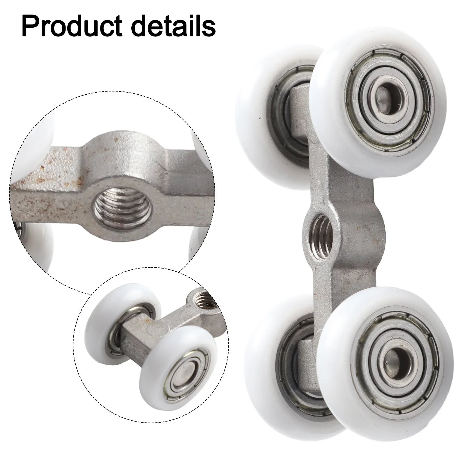 Durability Easy Installation High Sensitivity Hanging Wheels Door Parts Roller Load Bearing Stable Performance