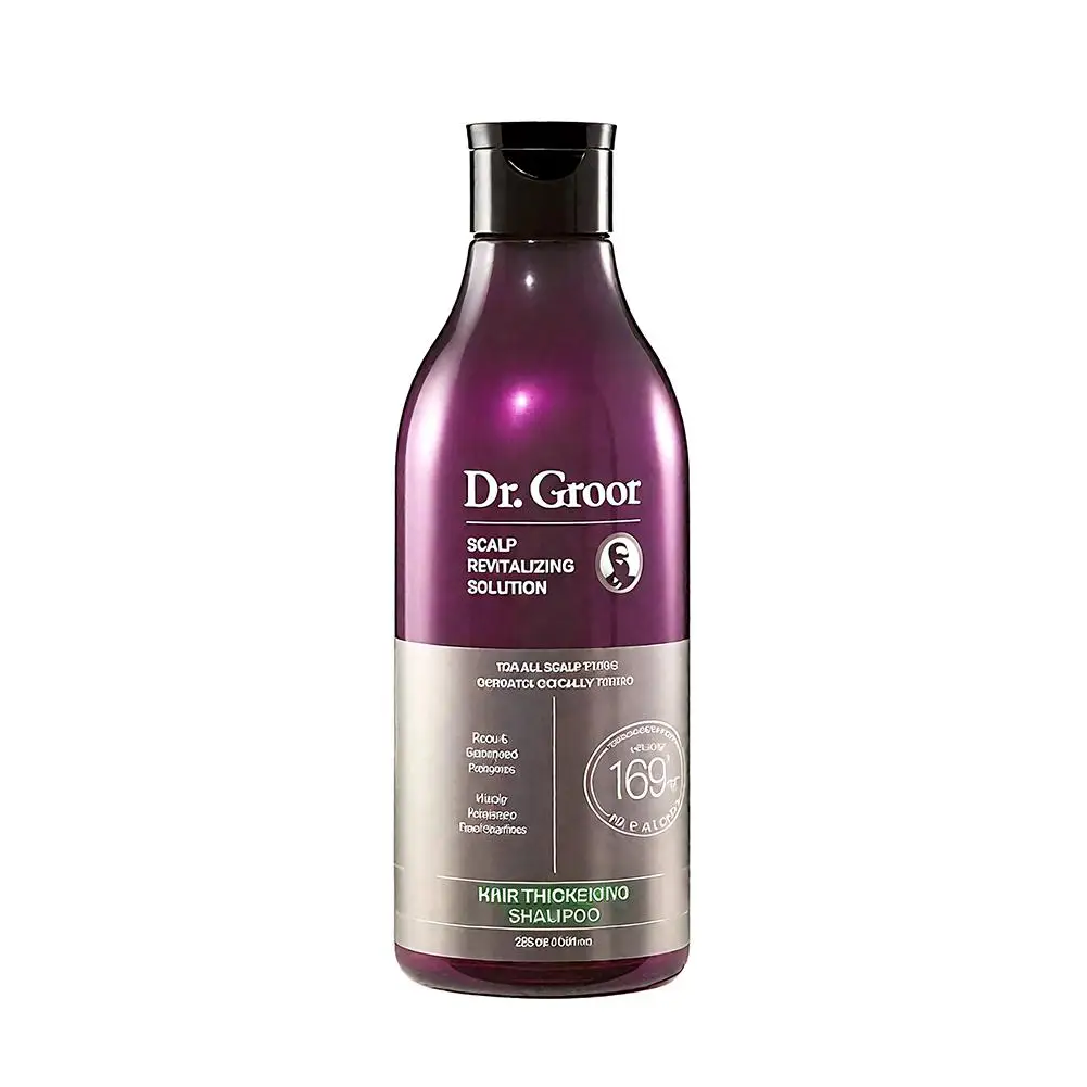 Dr. Groot Revitalisierende Lösung - Reinigendes Shampoo, Haarverdichtender Conditioner, Kopfhautpflege-Essenzöl, Tiefenwirksame Feuchtigkeitspflege – Detail 1