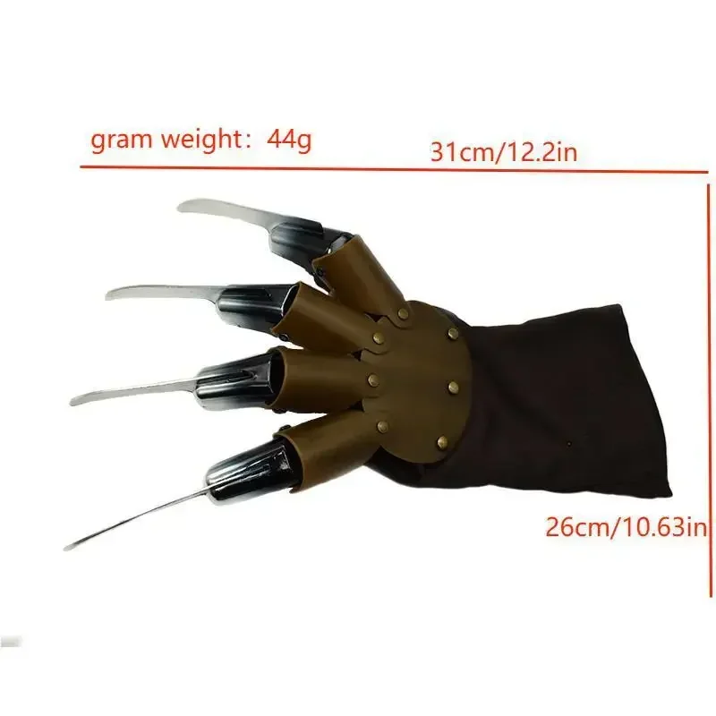 Halloween Cosplay Accessories Wolverine Gloves Cosplay Props Makeup Ball Show Dress Up Claws Performance Costume Props