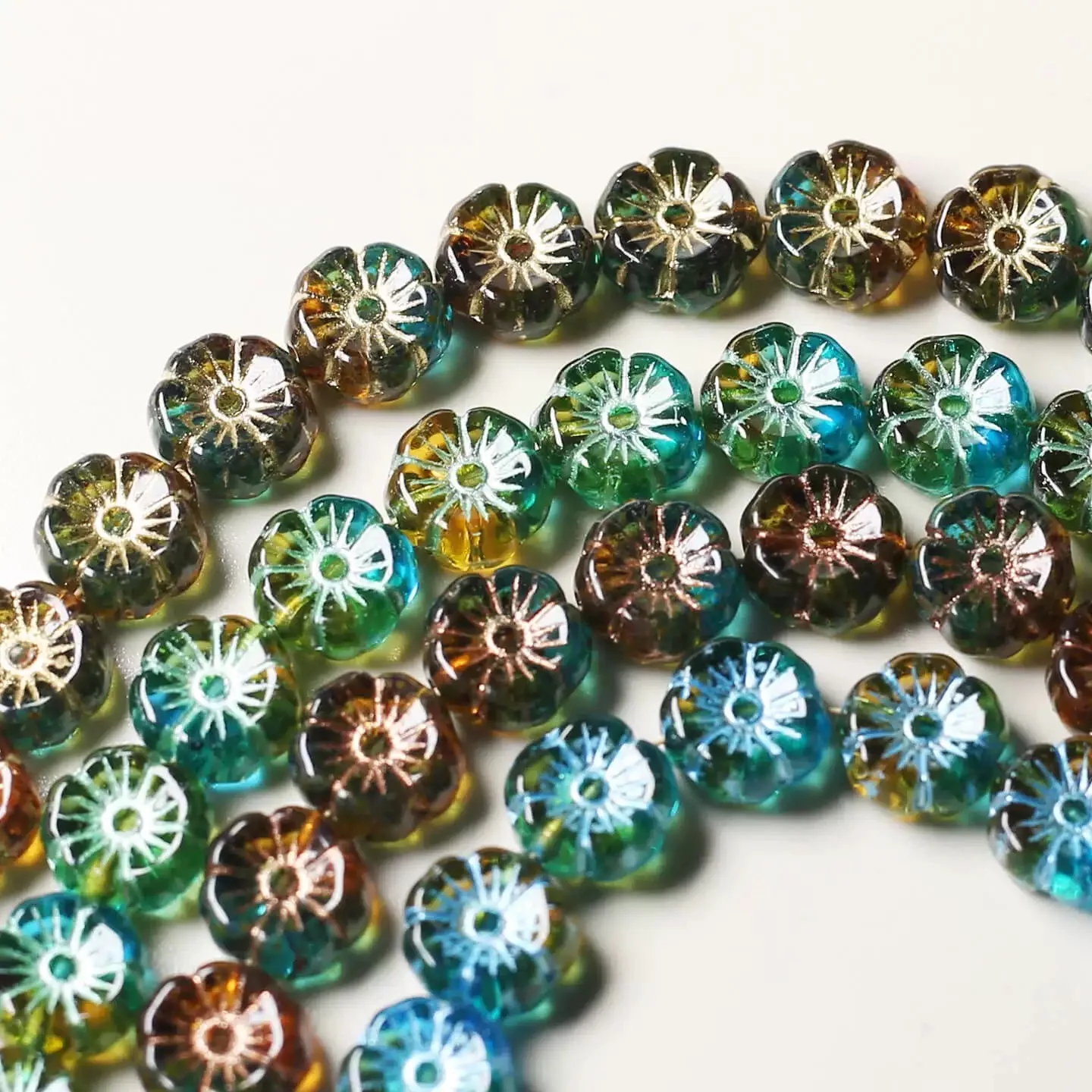 

15pcs 8mm Loose Spacer Beads for Jewelry Making DIY Handmade Bracelets Earrings