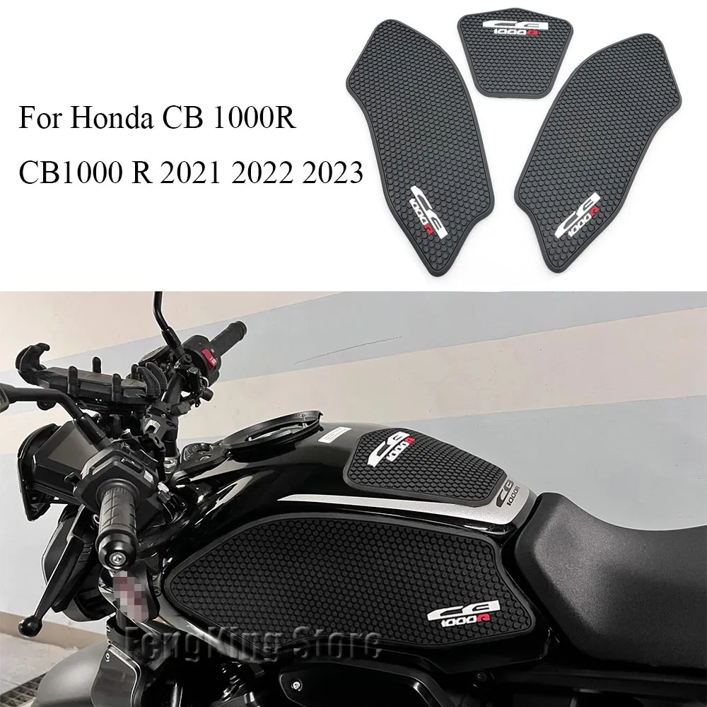 

Для Honda CB 1000R CB1000 R 2021 2022 2023, боковая подкладка для топливного бака, протекторные наклейки, наколенник для мотоцикла