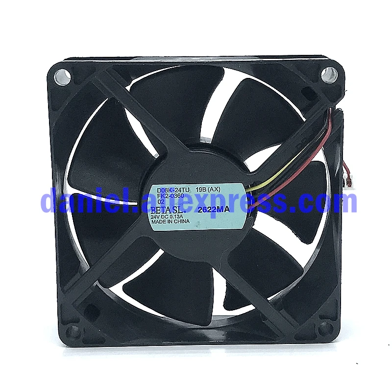 

8025 24V 8CM inverter fan D08K-24TU desktop computer chassis CPU fan