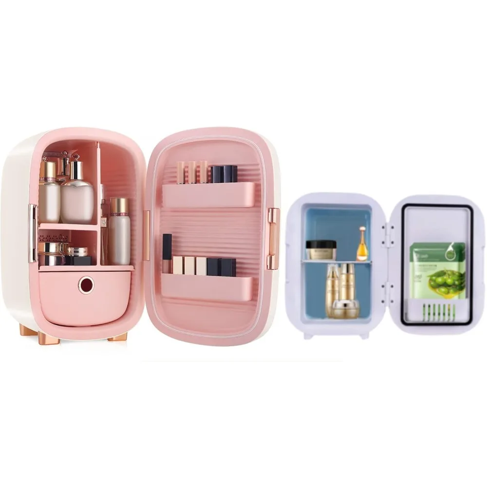 Beauty Mini Fridge, 12 Liter Compact Refrigerator  Makeup and Cosmetic Products, Teen Girls, Portable Makeup Fridge for Bedroom