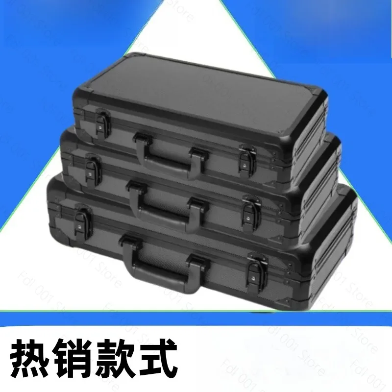 Aluminum Frame Portable High Waterproof and Shockproof Storage Box for Tools Instrument Equipment and Family Documents
