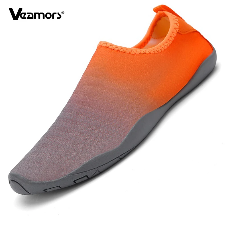 Light Swimming Aqua Shoes Men Women Breathable Quick Dry Water Sports Shoes Elastic Soft Wading Shoes for Surfing Sailing Diving