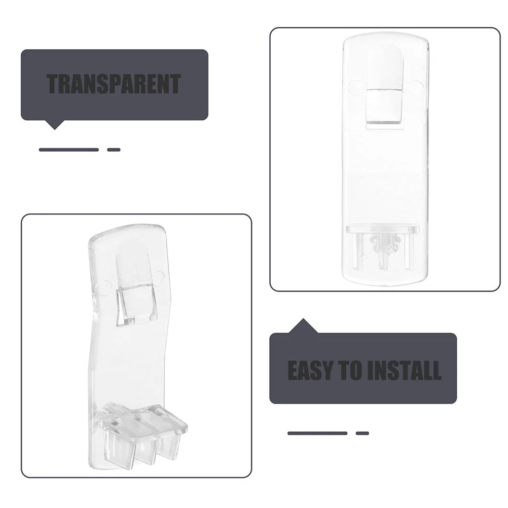 30 szt. Przezroczystych plastikowych kołków do półek, wsporniki półek, kołki blokujące do szafek kuchennych, regałów na książki, organizery meblowe, klipsy do paneli szafek