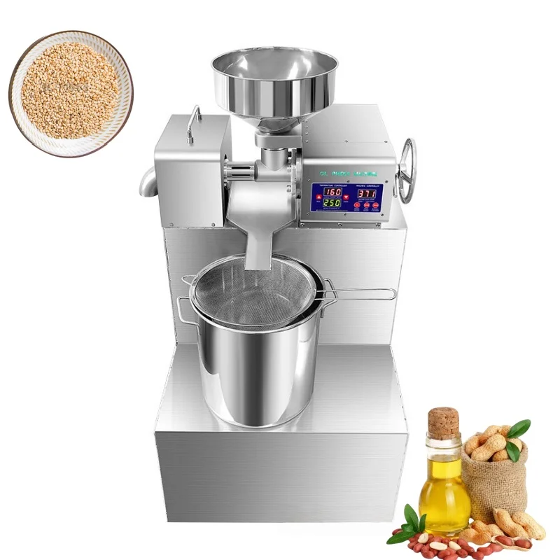 

Automatic Temperature Control Oil Extractor Machine for Cold and Hot Pressing of Seeds and Nuts
